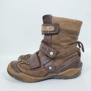 RenBut Boys Brown Insulated Winter Boots Size 34